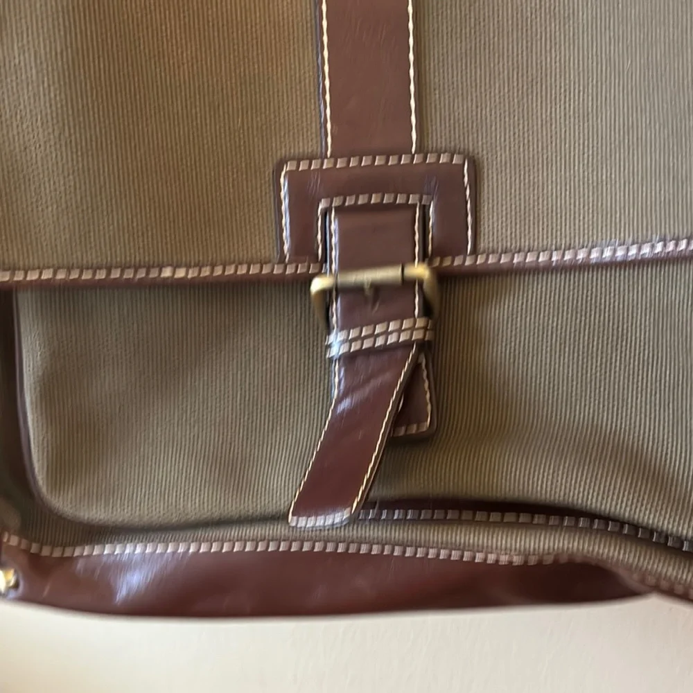 Billy Bag, London Stylish Brown Canvas Messenger Bag